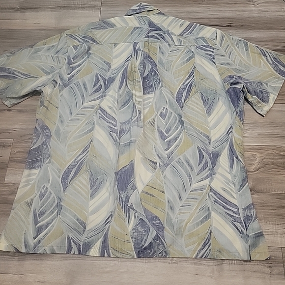 RJC Hawaiian Shirt Adult 3XL Blue Floral Surfer Aloha Beach Mens USA VINTAGE - Picture 5 of 11
